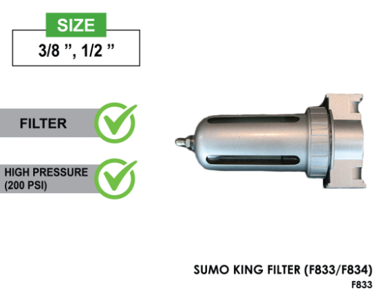 SUMO KING FILTER (F833/F834) - Click Image to Close